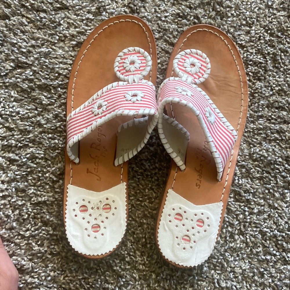 red and white jack rogers